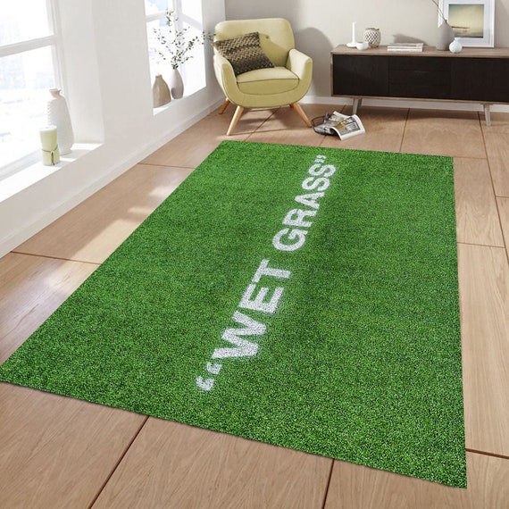 Wet Grass Carpet Luxury Green Area Rug Living Room Floor Mat