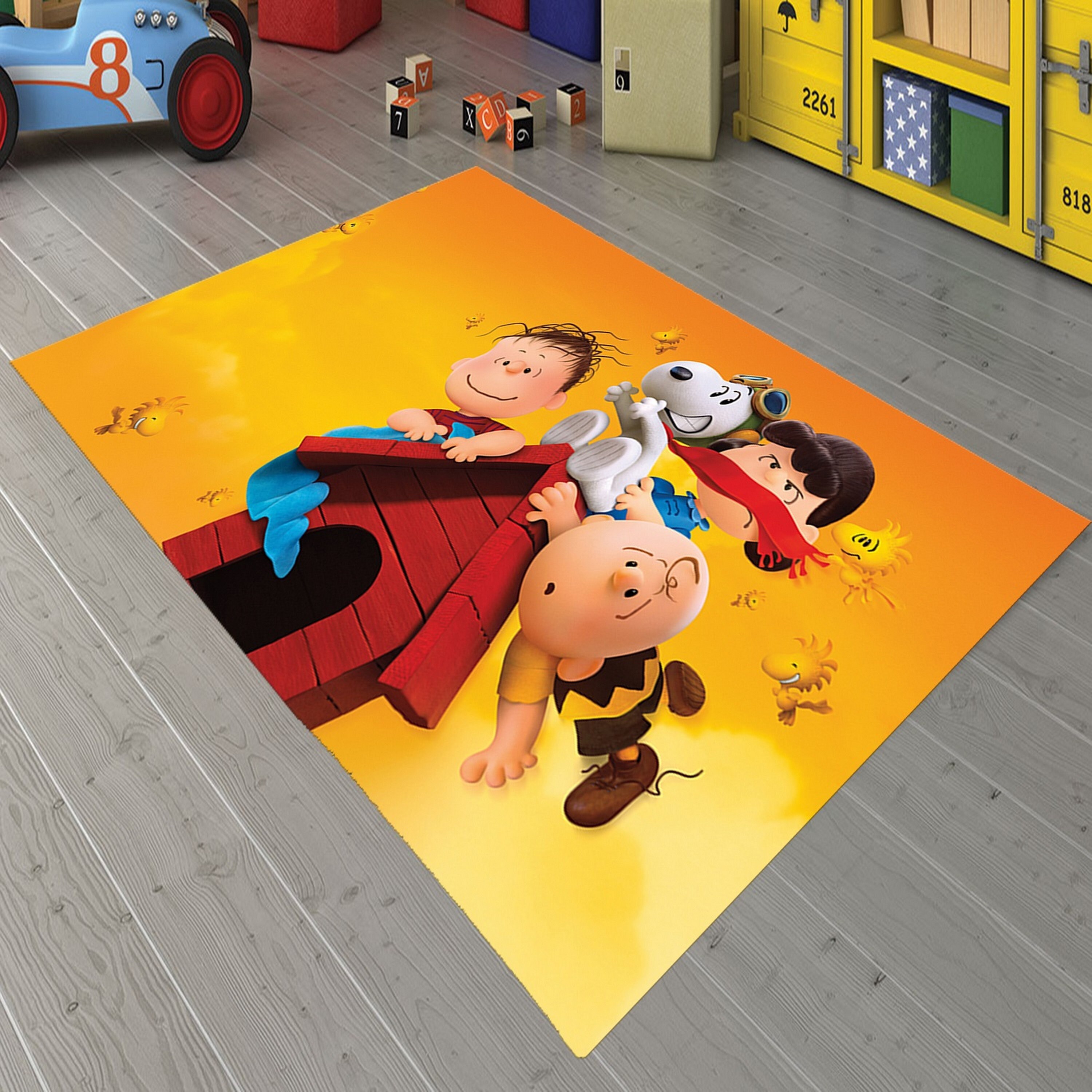 Snoopy Area Rug The Charlie Brown Rug Snoopy Show Floor Etsy