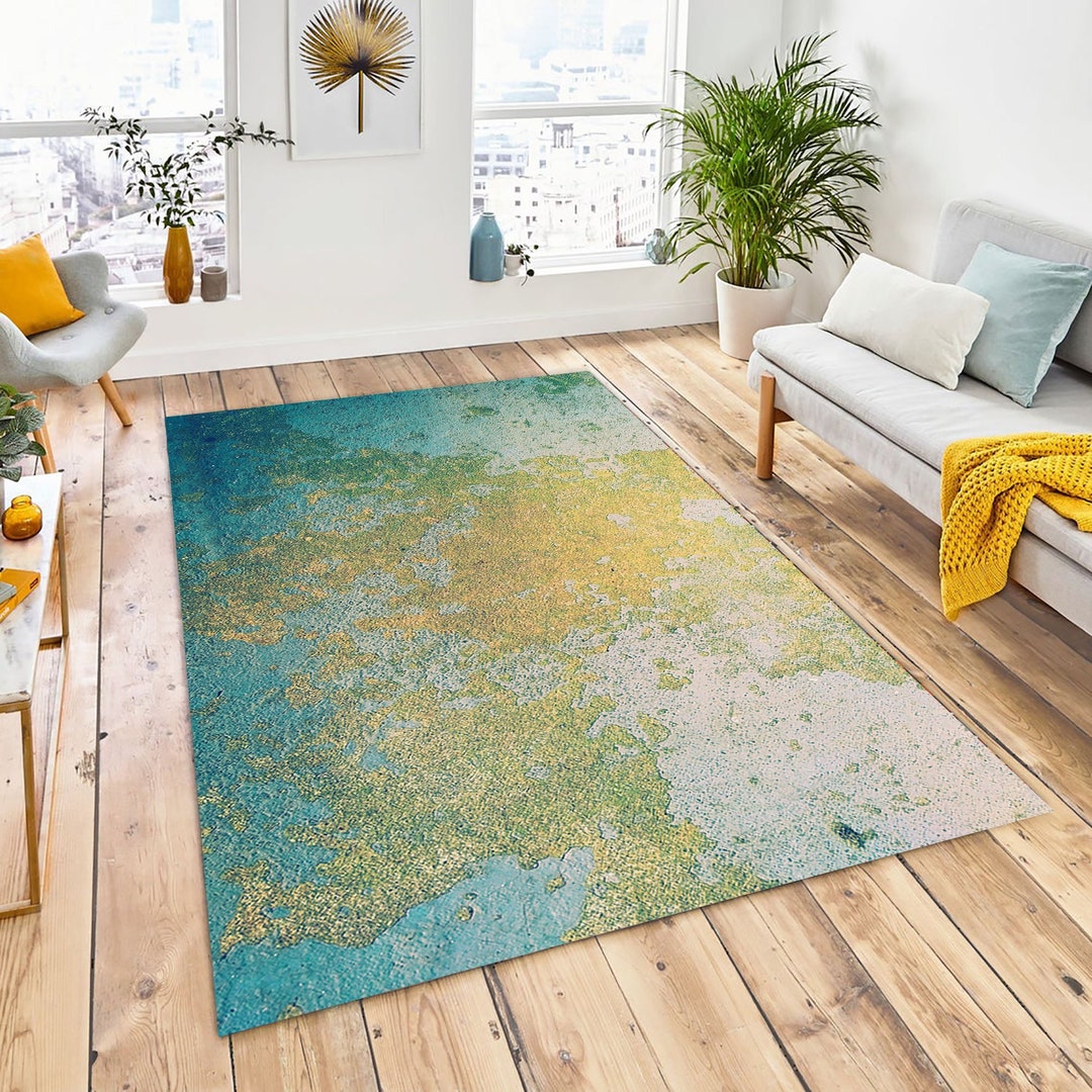 風景画絨毯　海外お土産　ラグ org.jpg