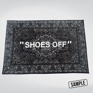 Shoes Off Doormat, Custom Doormat,Non Slip Doormat, Custom Welcome Mat,Family Name Doormat, Funny Doormat, Doormat, Shoes Off, Washable Mat, Bild 8