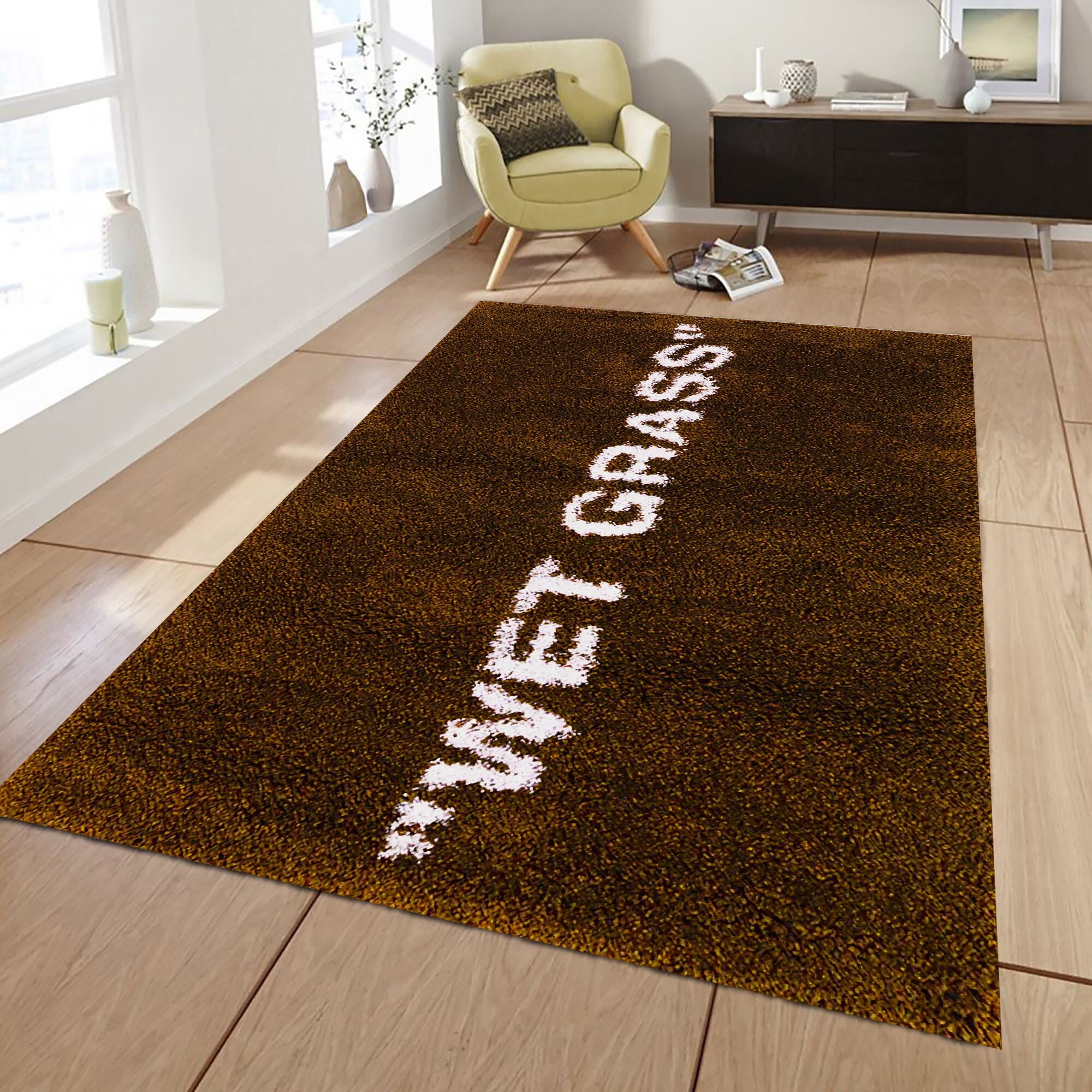 Wet Grass Rug, Bathroom Rug, Wet Grass Patterned Rugs, ,popular