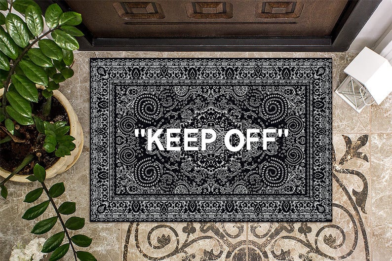 Keep Off Doormat, Housewarming Gift, Custom Welcome Mat, Family Name Doormat, Funny Doormat, Doormat, Keep Off, Keepoff, Keep Rug Doormat image 1