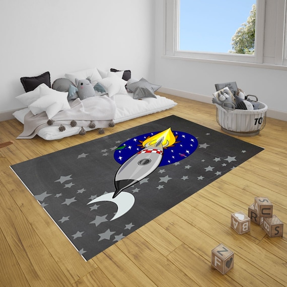 Alfombra personalizada para niños, alfombra cohete, alfombras para niños, alfombra  personalizada, habitación para niños pequeños, alfombras temáticas  espaciales, alfombras para niños, alfombra de dormitorio para niños,  alfombras de decoración -  México