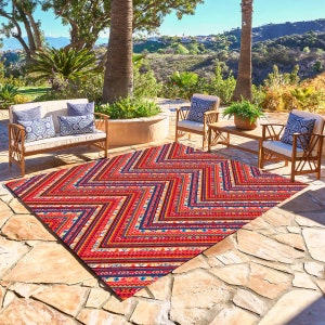 Outdoor Patio Rug,Garden Rug,Geometric Rug,Entry Way Rug,Garden Decor,Patio Rug,Outdoor Decor,Outdoor Rug,Farmhouse Rug,Area Rug,Classic Rug