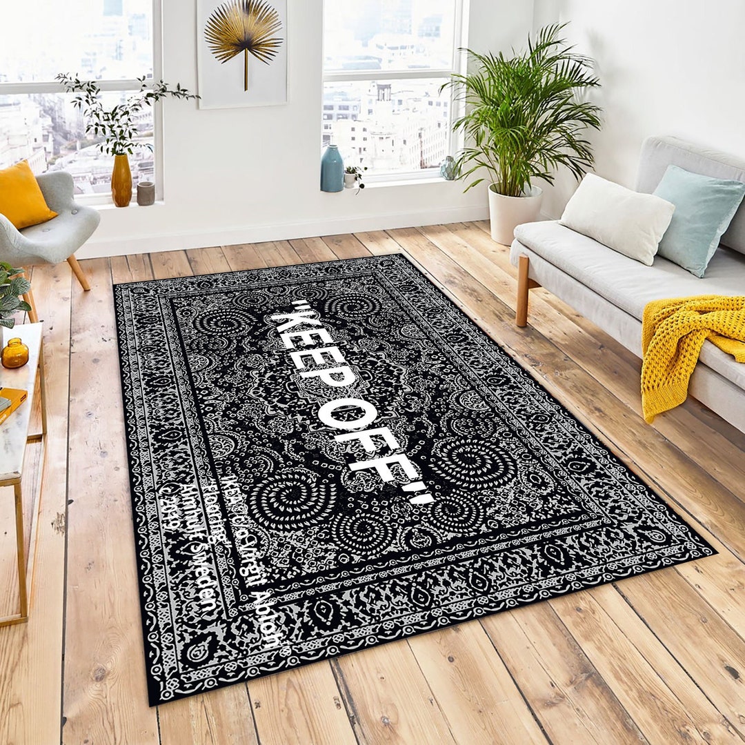 Keep off Rug,classic Rug,keep off Carpet,off White,street Fashion Rug ...