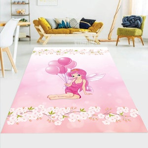 Personalized Baby Girl Rug, Room Decor, Monogrammed Playroom Mat ...