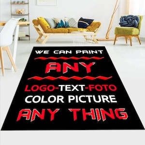 Custom Your Image Area Rug, Personalized Rug, Custom Rug, Personalized Home Decor, Custom rug for Bedroom, Custom Gift,Custom Area Rug,House