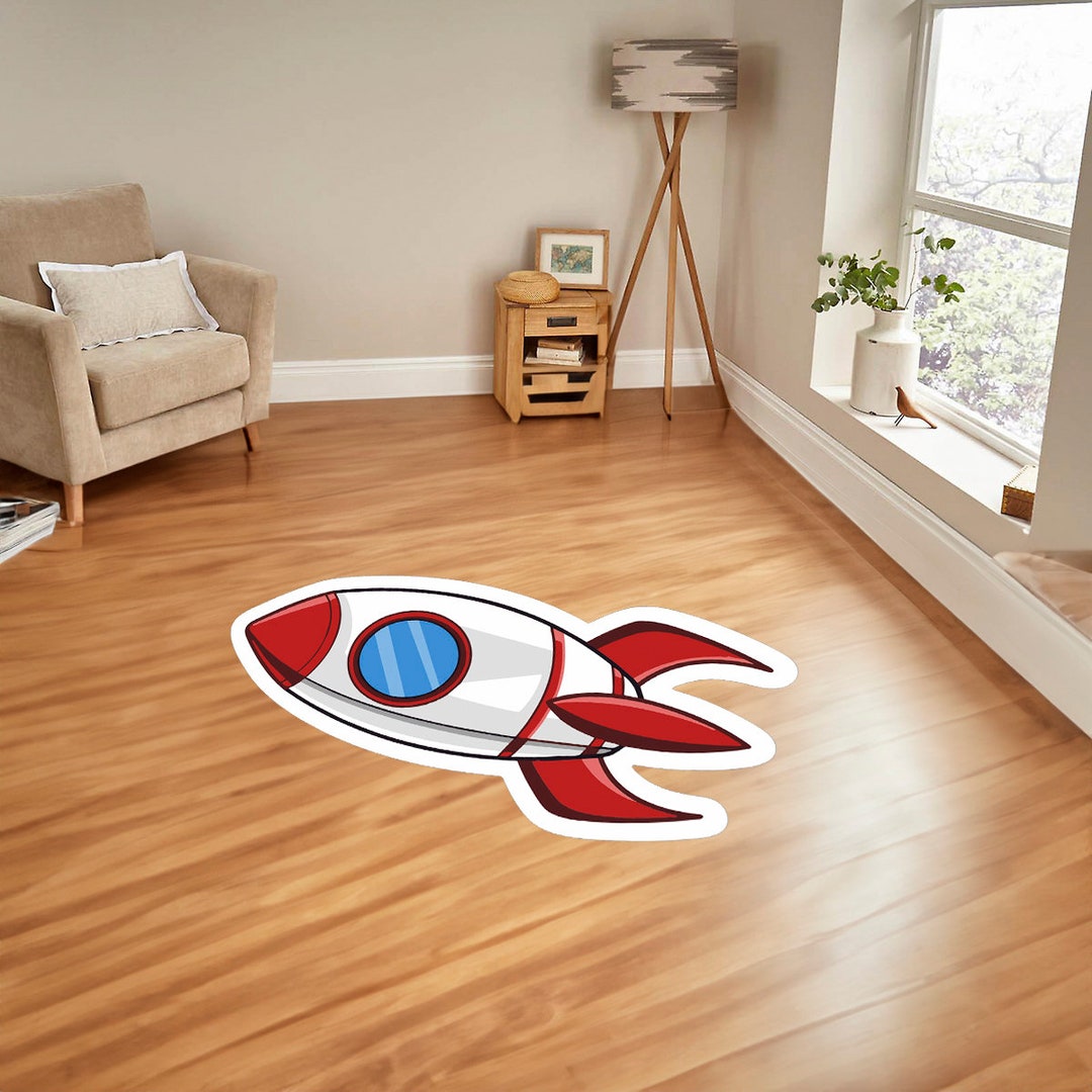 Space Rug, Space Shuttle Mat, Space Shuttle, Shapet Rug, Kids Room Rug ...