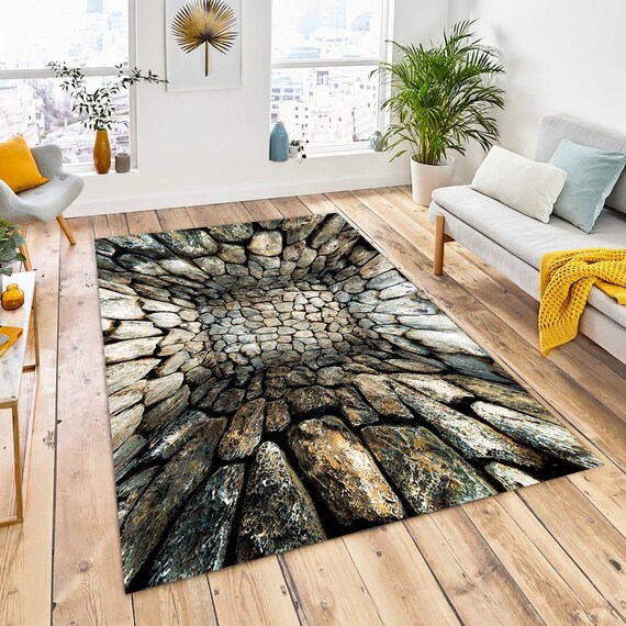 Vortex Stone 3d Effect Different Sizes Optical Illusion Etsy Canada