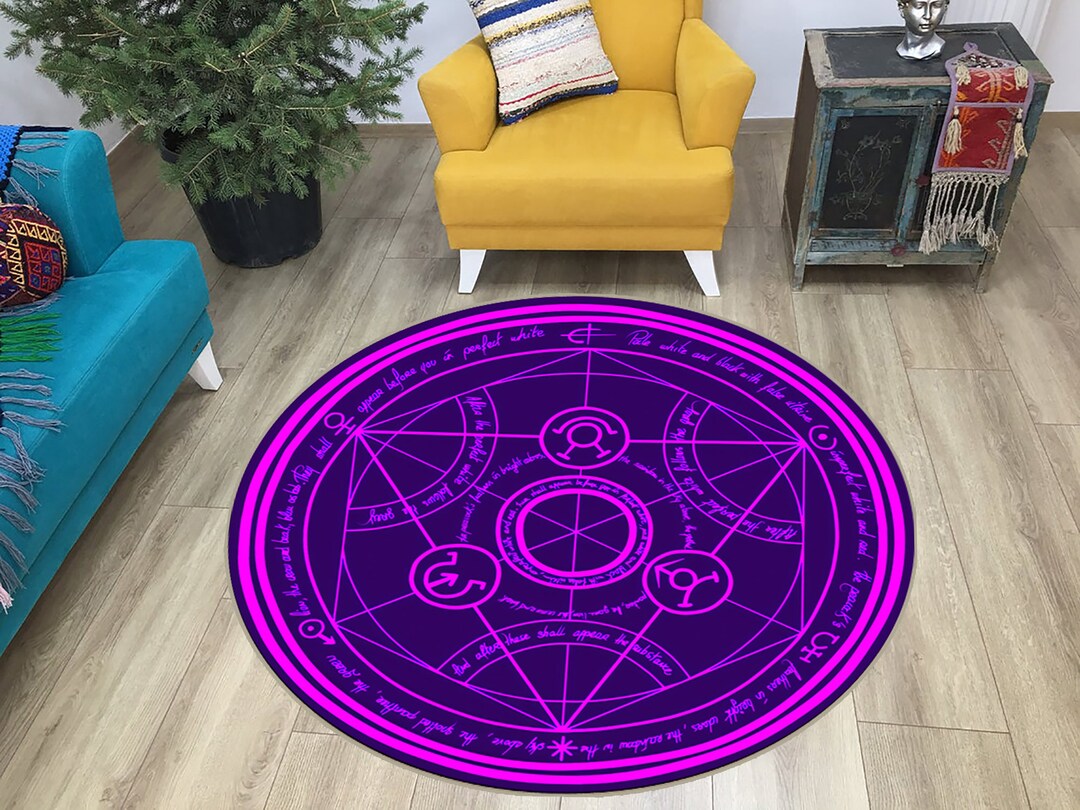 Fullmetal Alchemist Rug: FMA Transmutation Circle Anime Doormat - Etsy