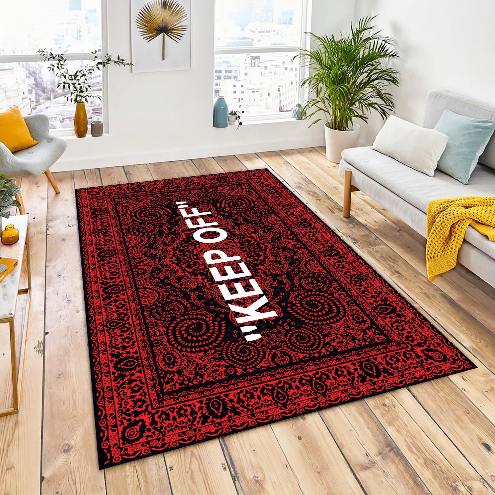 Keep off Rug for Living Room Fan Carpet Area Rugs Popular 