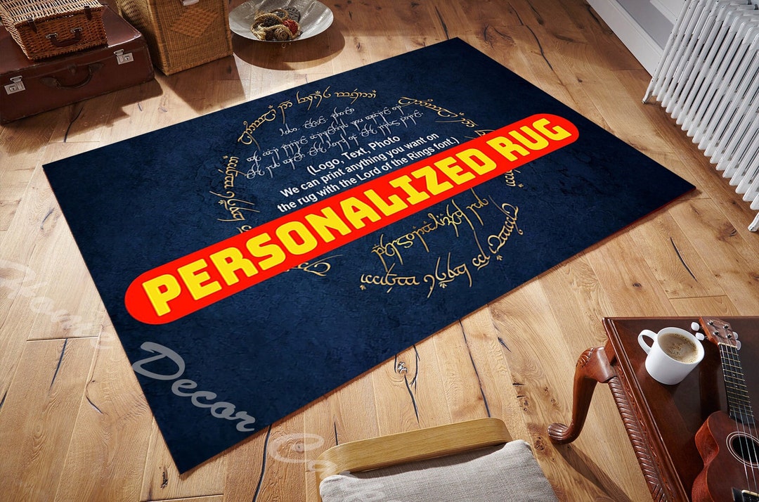Custom Your Image Area Rug, Personalized Rug, Custom Rug, Personalized ...