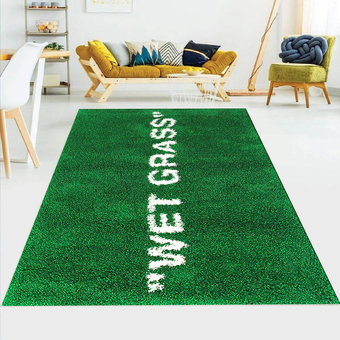 Wet Grass Patterned Rug Wet Grass Rug Wet Grass 3D Etsy