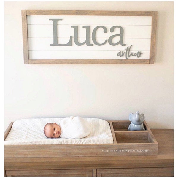 Personalized Nursery Name Sign, Baby Boy Nursery, Baby Shower, Nursery Decor, Baby Name Sign, Baby Girl Nursery, Newborn Photoshoot