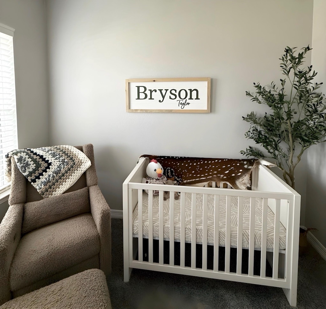 Custom Baby Boy Nursery Name Sign, Nursery Decor Boy, 3D Wood Name ...