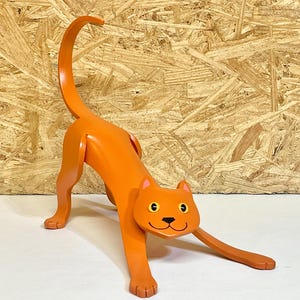PVC Pipe Cat Stretching Instant Pattern Digital Download