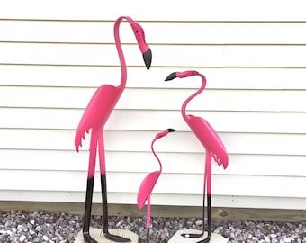 PVC Pipe Daddy, Mama and Baby Flamingo Instant Pattern Digital Download