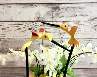 PVC Pipe Hummingbird on Stake Instant Pattern Digital Download