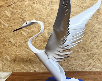 PVC Pipe Swan Landing in Water Instant Pattern Digital Download