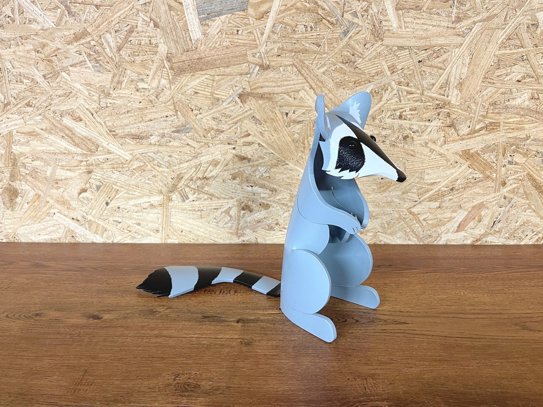 PVC Pipe Raccoon Instant Pattern Download Mammal Digital Etsy