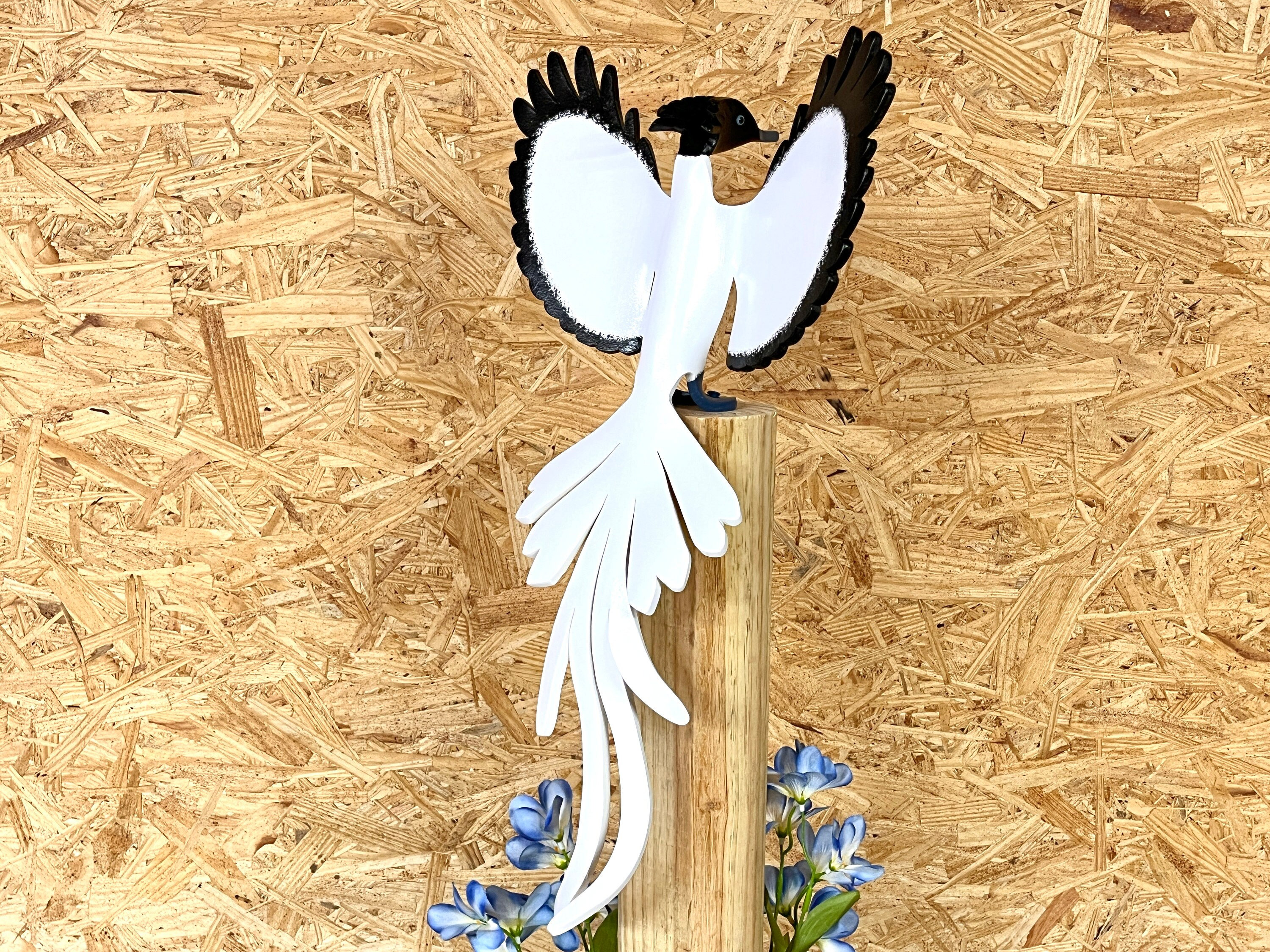 パリ鳥オブジェ　台座付アンティークビンテージ bird of paradise パリ鳥オブジェ 台座付アンティークビンテージ bird of paradise