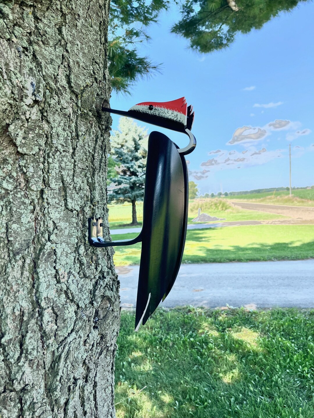 Pileated Woodpecker Instant Pattern Download PVC Pipe Bird Digital