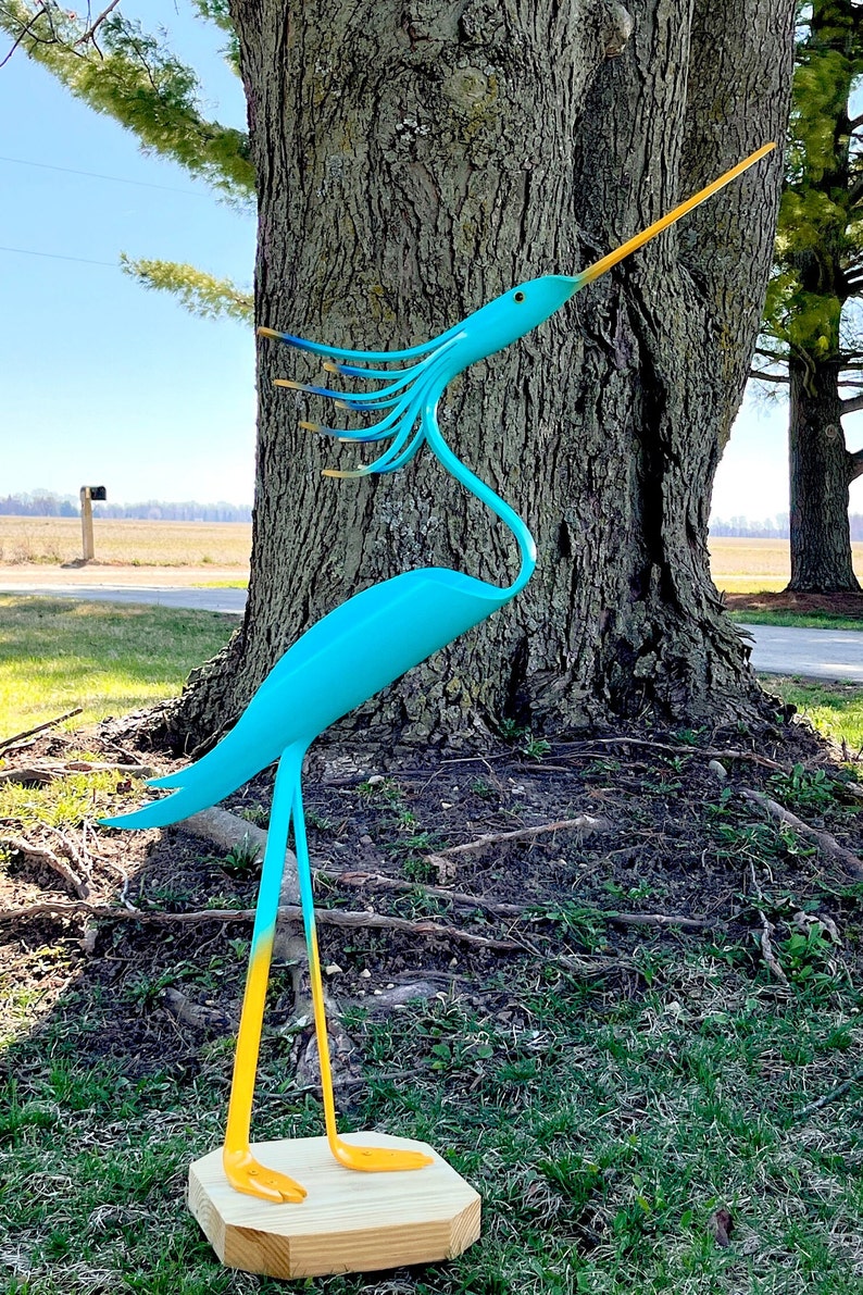 PVC Pipe Bird Instant Pattern Download Digital Template Egret DIY Etsy