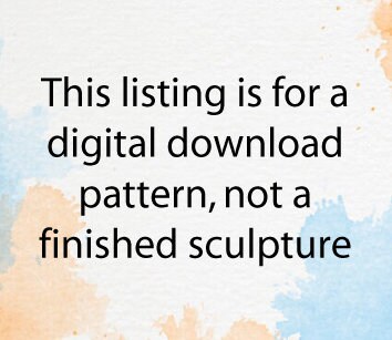 PVC Pipe Hummingbird on Stake Instant Pattern Digital Download - Etsy