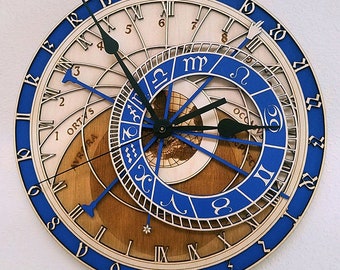 Colorful Wall Decor Virgo Christmas Gift Horoscope Details about   Zodiac Wooden Wall Clock