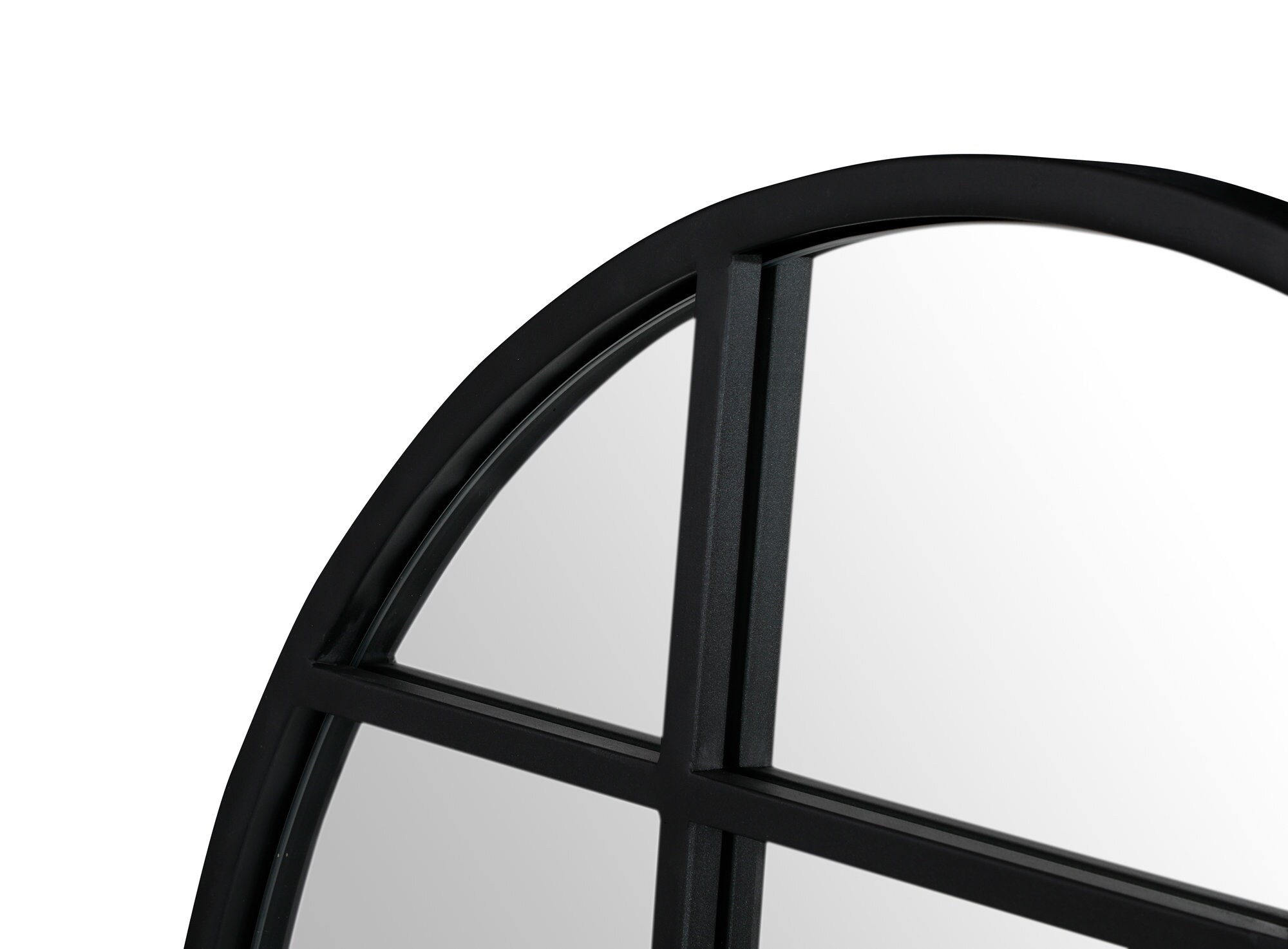 Decorative Round Mirror 32 Inches Metal Frame Window Mirror Etsy