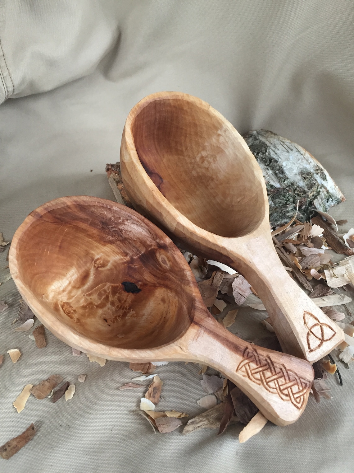 Hand carved kuksa using locally sourced wood Etsy
