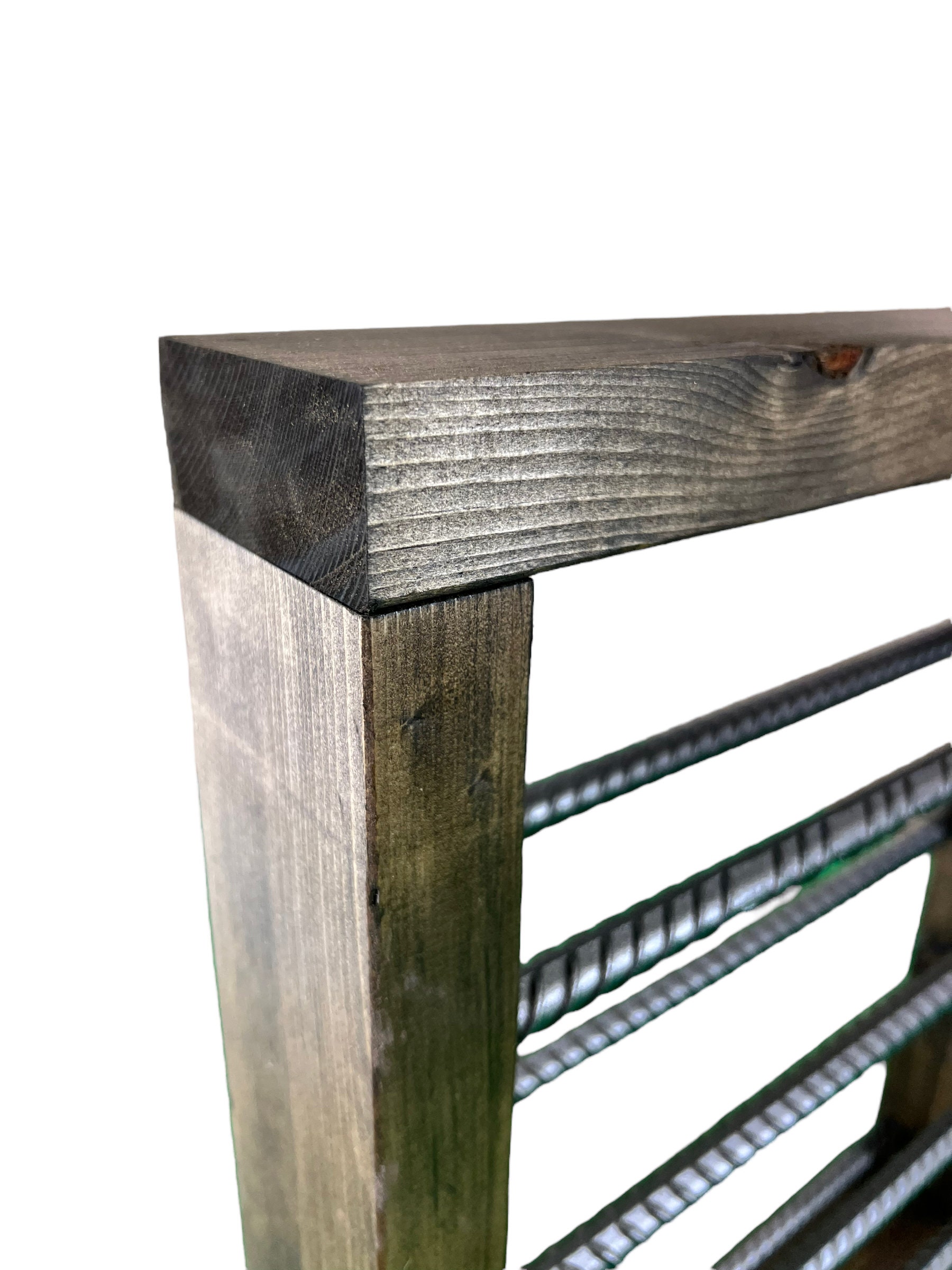 Handcrafted Rebar Wine Rack Industrial Chic 4bottle Holder Etsy