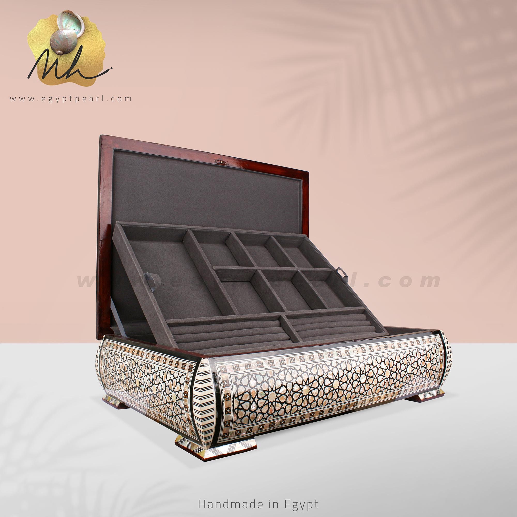 Großes Schmuckkästchen mit Intarsien aus - Etsy.de