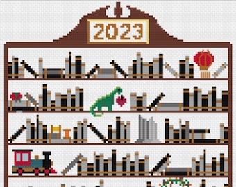 High/Low Temperature Cross Stitch Pattern - Temperature Library 3