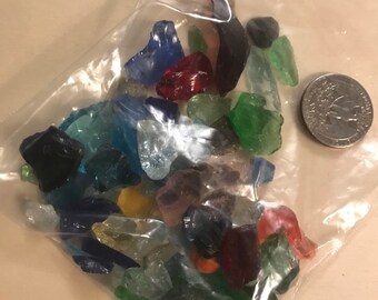 Andara crystals 50 grams Blue purple yellow pink mixed colors Triple vortex Atlantean 1 small bag rough mini small Andaras- Andara SMALL