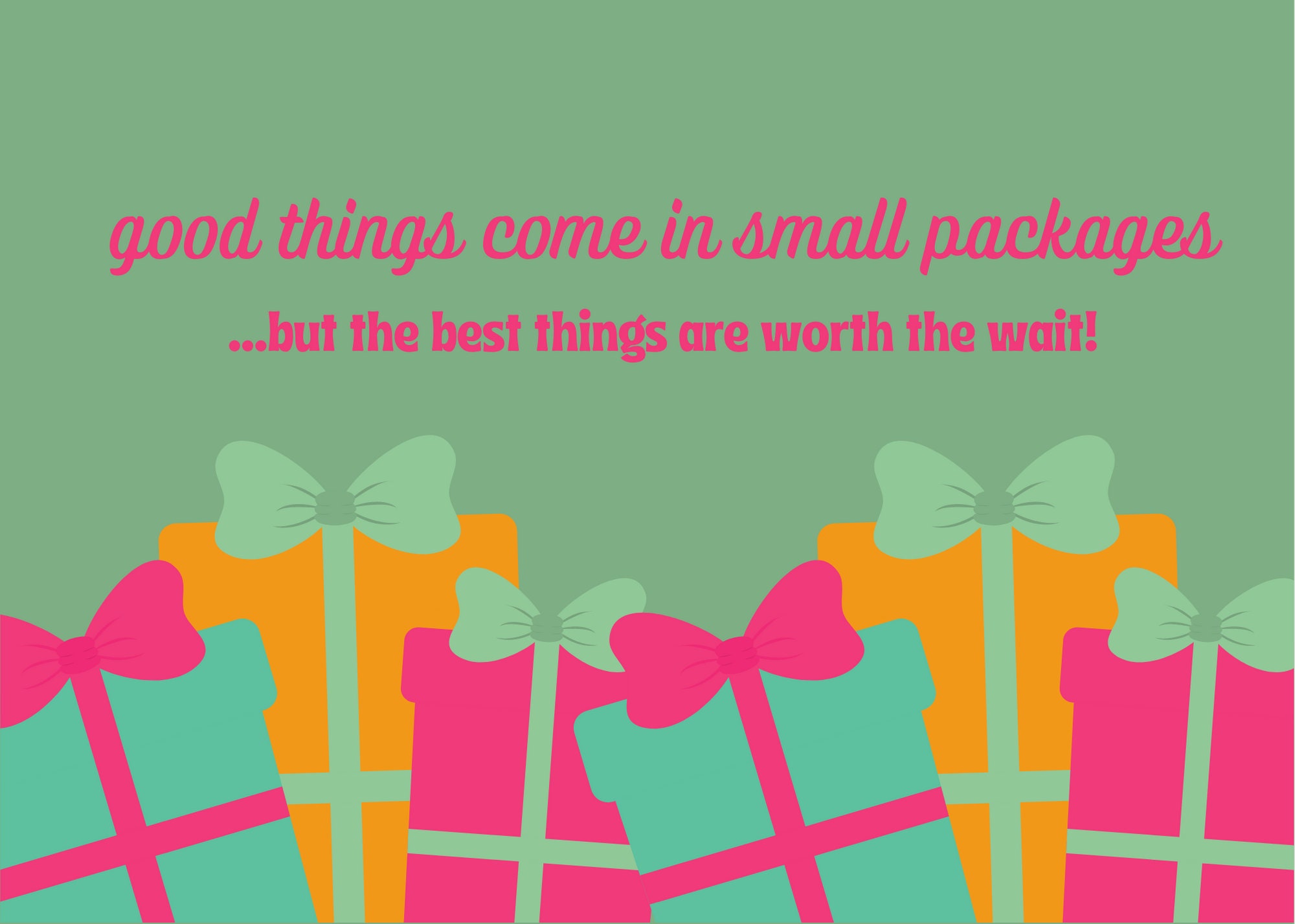 Printable Belated Christmas Card