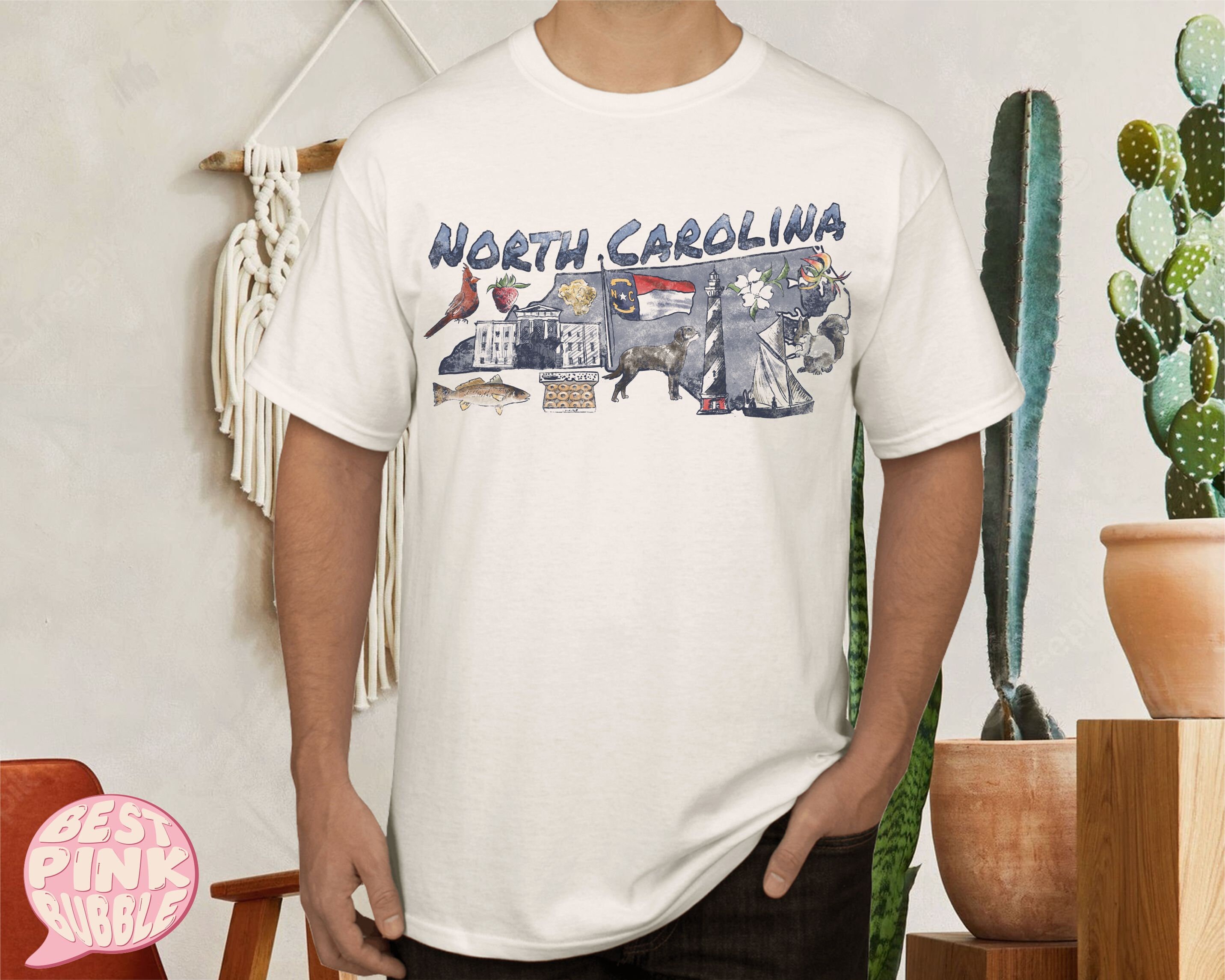 north carolina retro 3