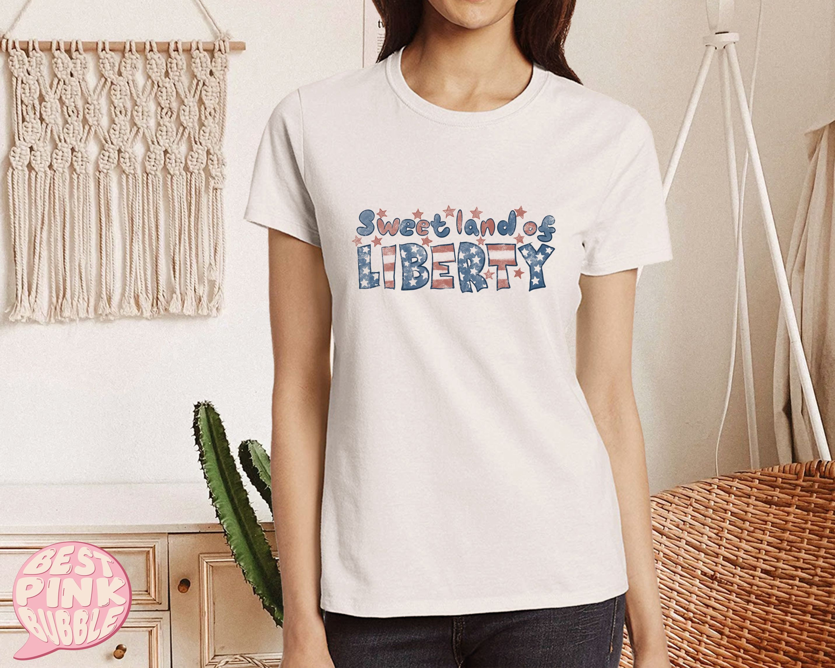 Sweet Land of Liberty Png 4th of July Sublimations USA - Etsy