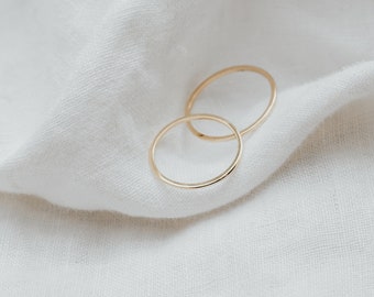 14k Gold Stacker Ring