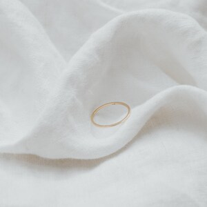 14k Gold Stacker Ring image 2