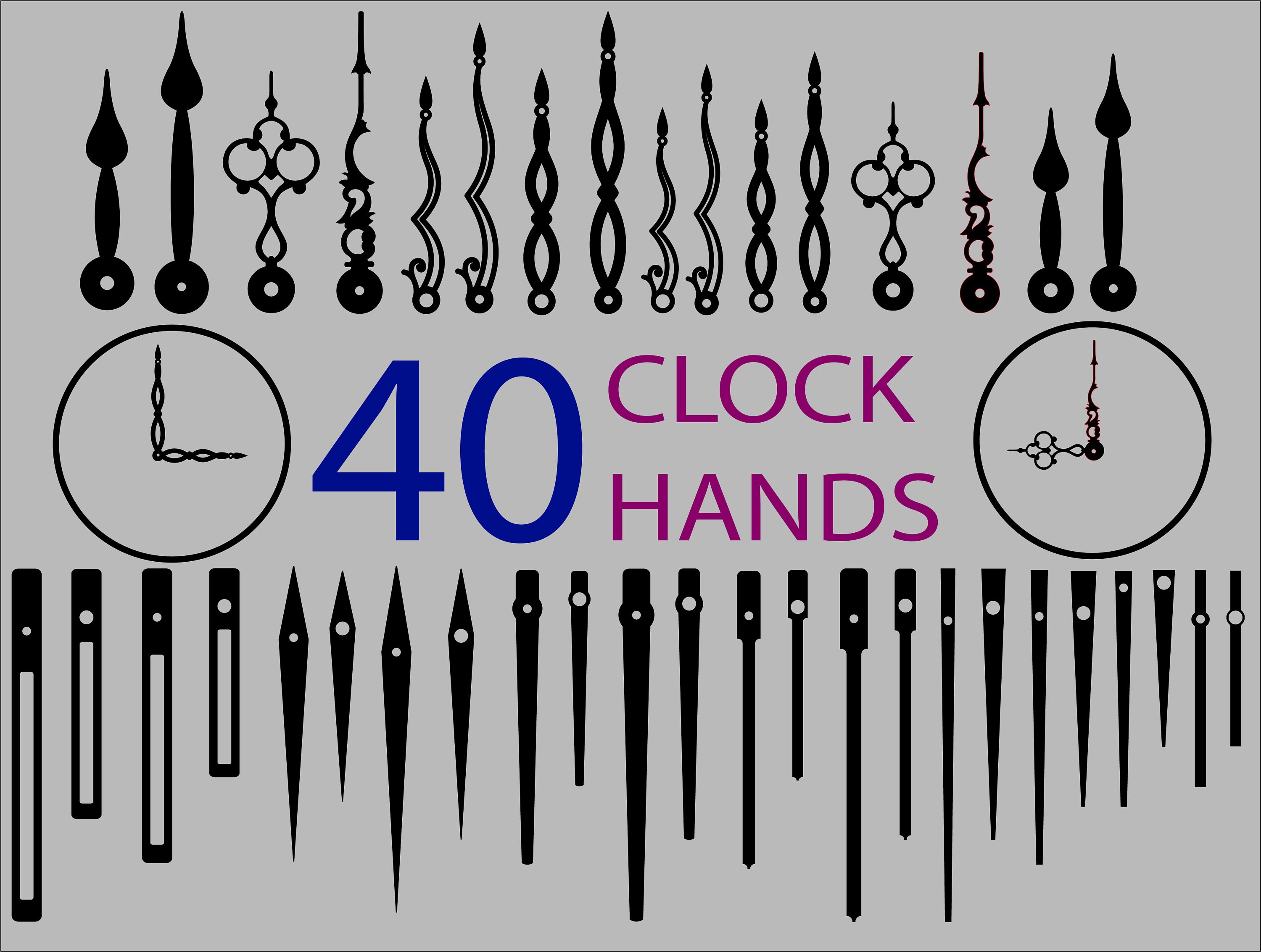 Clock Arrows Svg Arrows Svg Clock Hands SVG Watch Arrows Etsy Australia