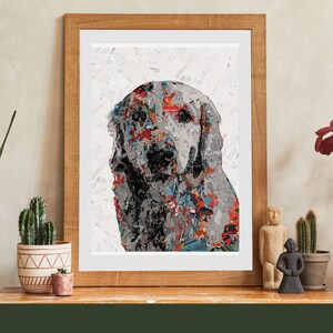 Retrato personalizado Pintura de papel de mascota personalizada Retrato de perro personalizado a partir de una imagen Retrato de mascota personalizado Regalos conmemorativos para mascotas Dibujo de gato personalizado Gato