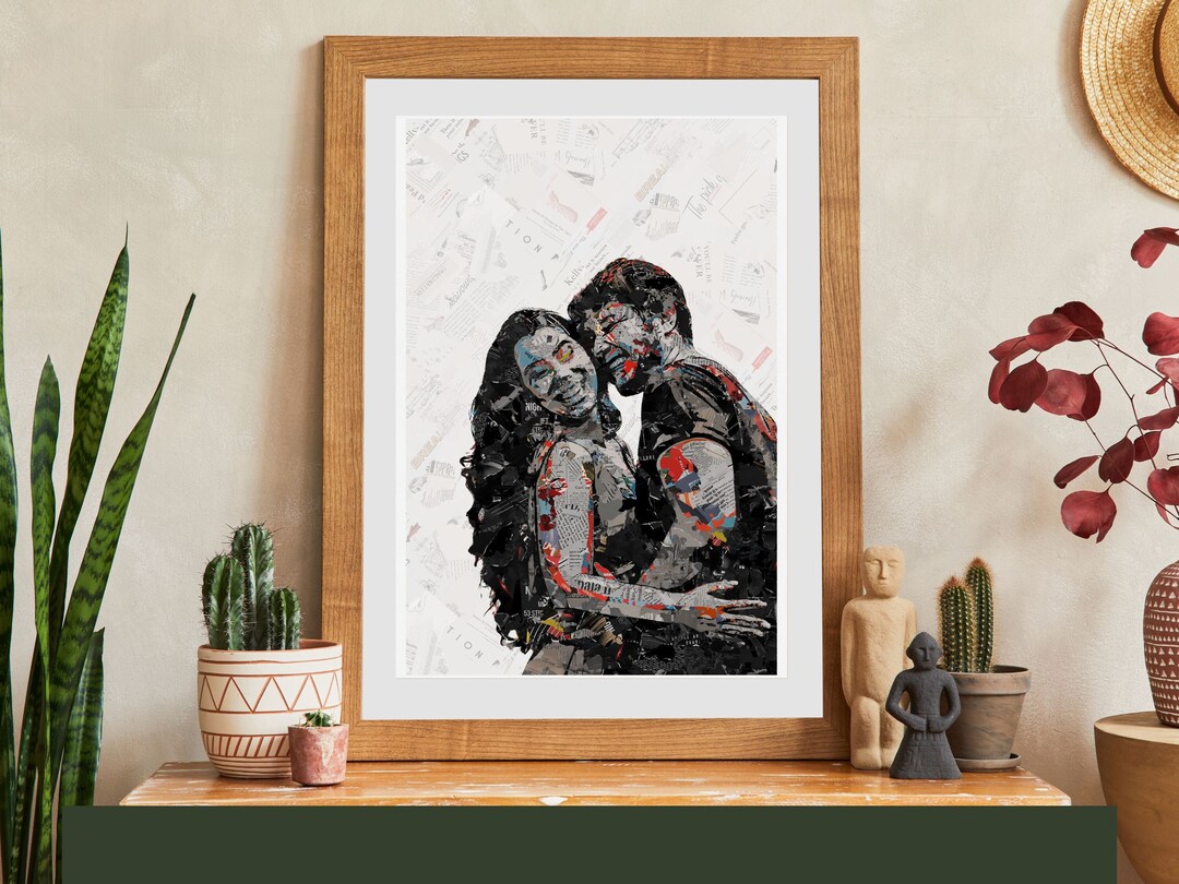 Custom Paper Painting Custom Portrait From Picture Custom Portrait ...