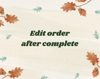 Editar orden después de completar