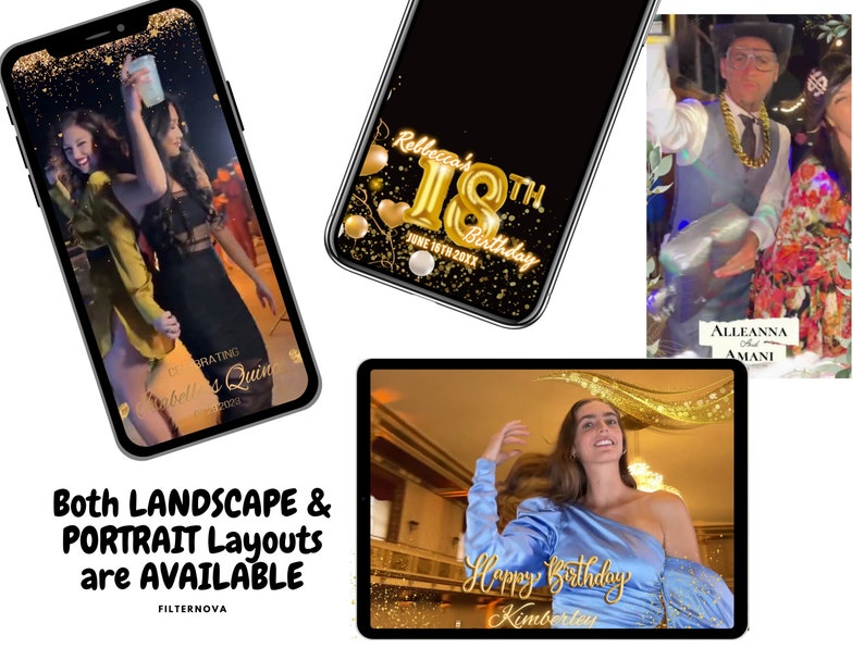 Custom Overlay for 360 Photo Booth, Personalized Layout for 360 Spinner, Touchpix, Revospin, Party Boomerangs Template | Any theme and size