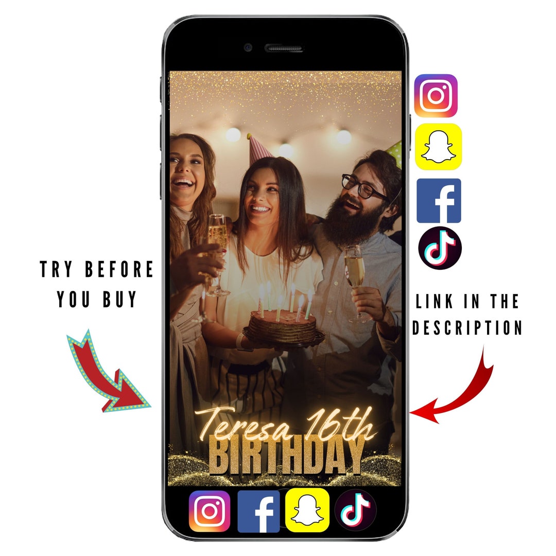 Sweet Snap Chat Snapchat Beauty Camera SWEET 16 GOLD Snapchat