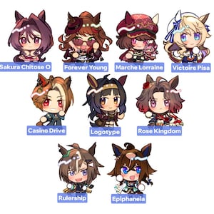 UMAMUSUME Charms - All CHARACTERS & Cinderella Gray! image 7