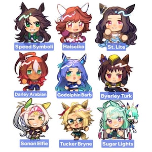UMAMUSUME Charms - All CHARACTERS & Cinderella Gray! image 5
