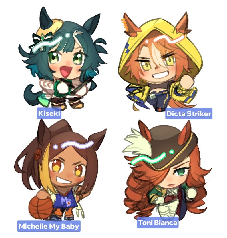 UMAMUSUME Charms - All CHARACTERS & Cinderella Gray! image 6