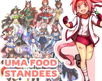 Uma Musume Acrylic Standees | Food-Themed Anime Desk Decor